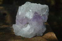 Natural Jacaranda Amethyst Clusters  x 3 From Mumbwa, Zambia - Toprock Gemstones and Minerals 