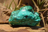 Polished Beautiful Extra Large Malacholla (Chrysocolla & Malachite) Free Form  x 1 From Congo - TopRock