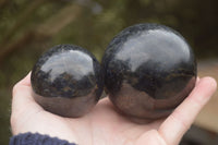 Polished Rare Iolite Spheres x 3 From Ambatofinandrahana, Madagascar