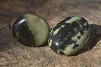 Polished Spotted Leopard Stone Gallets  x 12 From Zimbabwe