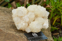 Natural Cascading White Phantom Castle Quartz Clusters x 2 From Madagascar - TopRock