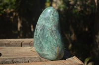 Polished Green Fuchsite Quartz Standing Free Form x 1 From Madagascar - Toprock Gemstones and Minerals 