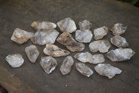 Natural Stunning Clear & Smokey Brandberg Quartz Crystals x 20 From Brandberg, Namibia