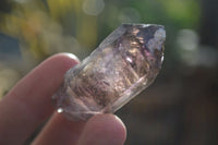 Natural Window Amethyst Quartz Crystals  x 12 From Chiredzi, Zimbabwe