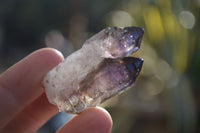 Natural Window Amethyst Quartz Crystals  x 12 From Chiredzi, Zimbabwe