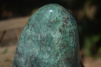 Polished Green Fuchsite Quartz Standing Free Form x 1 From Madagascar - Toprock Gemstones and Minerals 