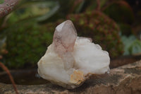 Natural Red Hematite Phantom Quartz Clusters  x 12 From Karoi, Zimbabwe - TopRock