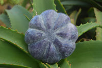 Polished Purple Lepidolite Pumpkin Carvings  x 3 From Zimbabwe - Toprock Gemstones and Minerals 