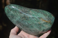 Polished Green Fuchsite Quartz Standing Free Form x 1 From Madagascar - Toprock Gemstones and Minerals 