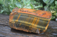 Natural Golden Blue Tigers Eye Specimens  x 2 From Prieska, South Africa - TopRock