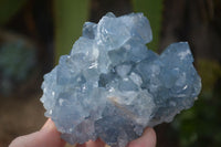 Natural Blue Celestite Crystal Specimens  x 3 From Sakoany, Madagascar - Toprock Gemstones and Minerals 