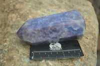 Polished Large Purple Lepidolite With Rubellite Points  x 3 From Madagascar - Toprock Gemstones and Minerals 