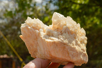 Natural Cascading White Phantom Castle Quartz Clusters x 2 From Madagascar - TopRock