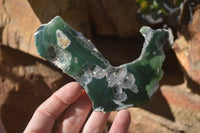 Polished One Side Polished Emerald Mtorolite Plates  x 6 From Zimbabwe