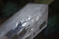 Polished Large Rainbow Veiled Clear Quartz Points x 2 From Madagascar