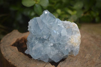 Natural Blue Celestite Crystal Specimens  x 6 From Madagascar - Toprock Gemstones and Minerals 