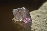 Natural Smokey Window Amethyst Crystals  x 12 From Chiredzi, Zimbabwe