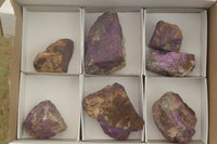 Natural Selected Rough Purpurite Specimens  x 7 From Uis, Namibia - TopRock