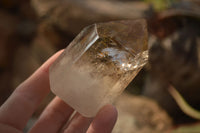 Polished  Wispy Phantom Smokey Quartz Points  x 6 From Madagascar