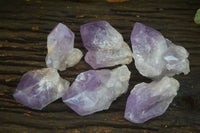 Natural Jacaranda Amethyst Clusters  x 6 From Mumbwa, Zambia - Toprock Gemstones and Minerals 