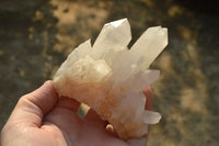 Natural High Selected Quartz Clusters With Intact Crystals  x 12 From Madagascar - TopRock