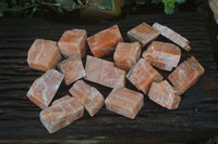 Natural New Sunset Orange Calcite Specimens  x 24 From Spitzkop, Namibia