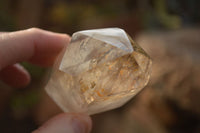 Polished  Wispy Phantom Smokey Quartz Points  x 6 From Madagascar