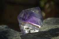 Polished Window Amethyst Points x 6 From Ankazobe, Madagascar