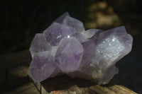 Natural Jacaranda Amethyst Clusters x 2 From Mumbwa, Zambia - TopRock