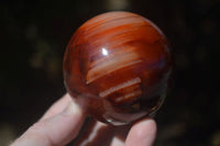 Polished Carnelian Agate Spheres  x 3 From Madagascar - Toprock Gemstones and Minerals 