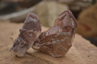 Natural Red Hematoid Quartz Specimens x 12 From Karoi, Zimbabwe - TopRock