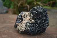 Natural Schorl Black Tourmaline & Smokey Quartz Specimens x 2 From Erongo Mountains, Namibia - TopRock