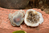 Polished One Side Polished River Agate Nodules  x 6 From Zimbabwe - TopRock