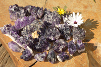 Natural Deep Mini Jacaranda Purple Amethyst Clusters  x 45 From Zambia - TopRock