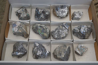 Natural Rare Silver Lead Galena Specimens  x 12 From Namibia - Toprock Gemstones and Minerals 