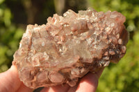 Natural Red Hematoid Phantom Quartz Clusters x 6 From Karoi, Zimbabwe - TopRock