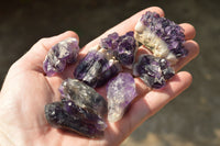 Natural Deep Mini Jacaranda Purple Amethyst Clusters  x 45 From Zambia - TopRock