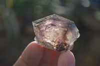 Natural Window Amethyst Quartz Crystals  x 12 From Chiredzi, Zimbabwe