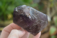 Polished Lovely Selection Of Window Amethyst Points  x 4 From Madagascar - Toprock Gemstones and Minerals 