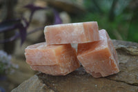 Natural New Sunset Orange Calcite Specimens  x 24 From Spitzkop, Namibia