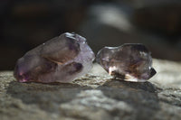 Natural Window Amethyst Quartz Crystals  x 12 From Chiredzi, Zimbabwe