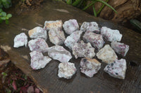 Polished Rough Rubellite Pink Tourmaline In Matrix Specimens  x 22 From Madagascar - Toprock Gemstones and Minerals 