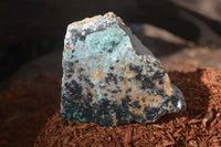 Natural Drusy Coated Chrysocolla & Malachite Dolomite Specimens x 3 From Likasi, Congo