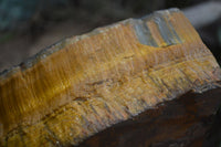 Natural Golden Blue Tigers Eye Specimens  x 2 From Prieska, South Africa - TopRock