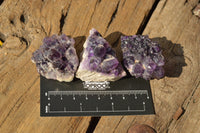 Natural Deep Mini Jacaranda Purple Amethyst Clusters  x 45 From Zambia - TopRock