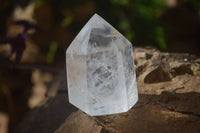 Polished Clear Quartz Crystal Points  x 6 From Madagascar