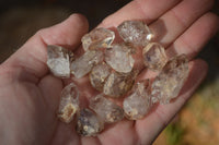 Natural Smokey & Clear Window Brandberg Quartz Crystals x 63 From Brandberg, Namibia