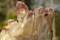 Natural Red Hematoid Phantom Quartz Clusters x 6 From Karoi, Zimbabwe - TopRock