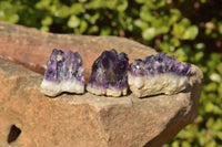 Natural Deep Mini Jacaranda Purple Amethyst Clusters  x 45 From Zambia - TopRock