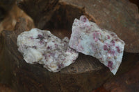 Polished Rough Rubellite Pink Tourmaline In Matrix Specimens  x 22 From Madagascar - Toprock Gemstones and Minerals 